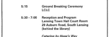 Invitation to the Groundbreaking Ceremony