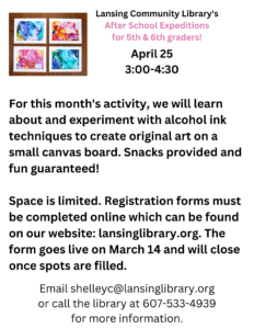 April Expedition-LEGO 5th & 6th grade