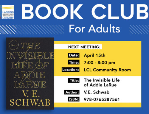 LCL Book Club for Adults – April Meeting!